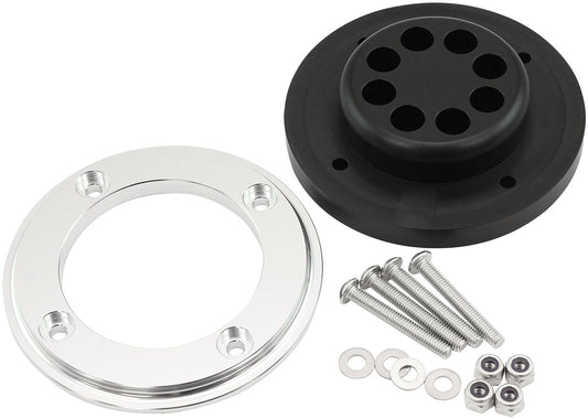 Aeroflow Ignition Wire Firewall Grommet 8 Cylinder Kit - Silver Face  Suit 8 x 8.5mm Spark Plug Wires