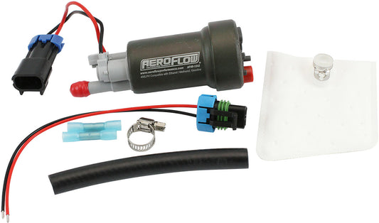 E85 450 LPH Hi-Flow In-Tank Pump With CHECK VALVE   113.6 GPH (450 LPH) @ 29 Psi, Screen Inlet, 3/8" (9.6mm) Barb Outlet
