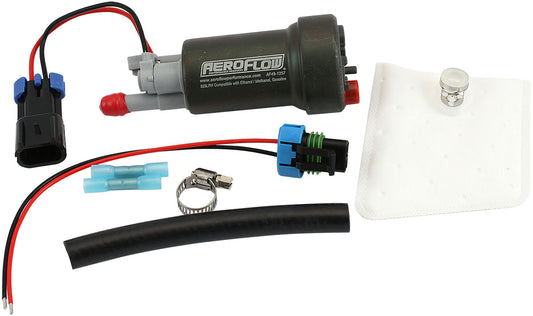 E85 525 LPH Hi-Flow In-Tank Pump With NO CHECK VALVE   138.7 GPH(525 LPH) @ 29 Psi, Screen Inlet, 3/8" (9.6mm) Barb Outlet