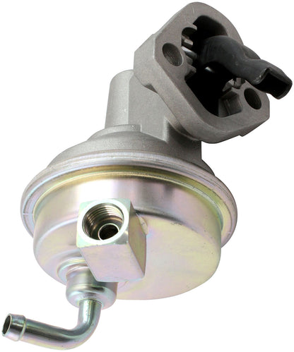 Aeroflow Small Block Chev Mechanical Fuel Pump   No Vapor Return, Zinc Plate Silver Finish