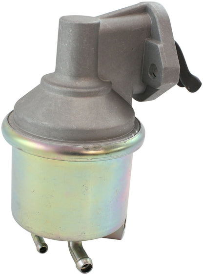 Aeroflow Big Block Chev 454 Mechanical Fuel Pump   Zinc Plate Silver Finish