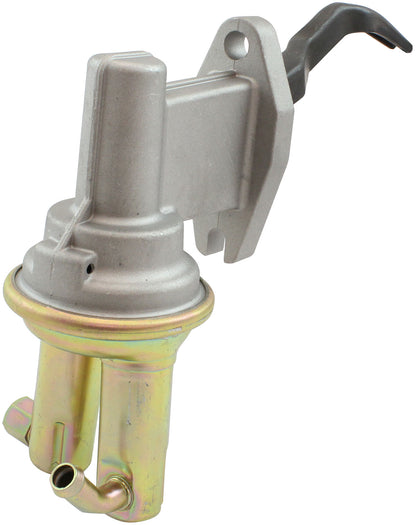Aeroflow Ford Cleveland 351 Mechanical Fuel Pump   Ford F150 / Bronco Style, Zinc Plate Silver Finish