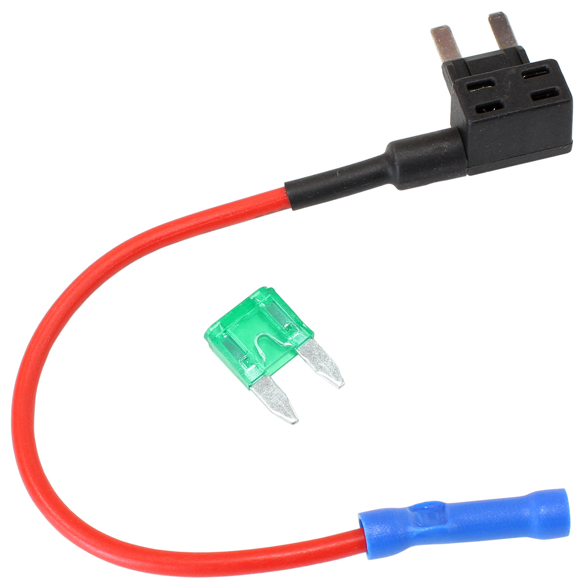 Push-In Fusible Link With Mini Blade Fuse   Universal PowerFeed Leed, Sold As A 10 Pack