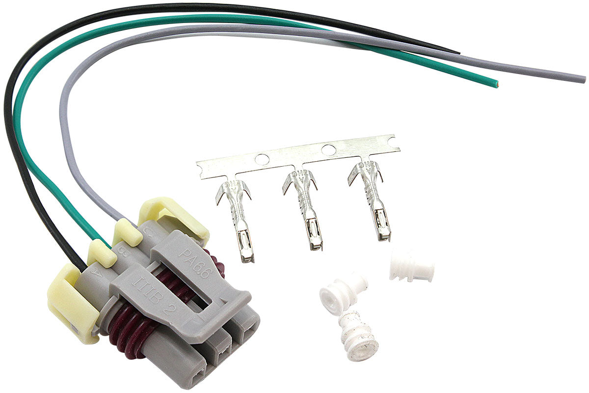 Aeroflow GM LS Manifold Absolute Pressure Sensor Pigtail Connector  Includes Spare terminals and seals