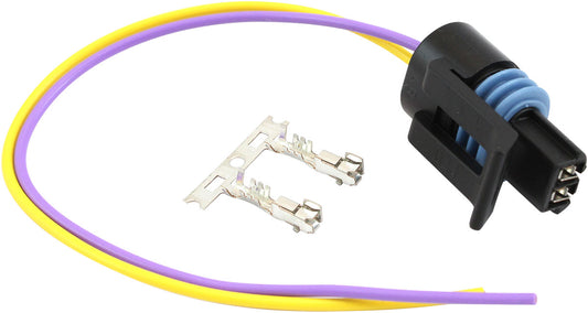 GM Black 2 Pin Multi Purpose Pigtail Connector   Includes Spare terminalsand seals