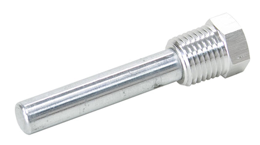 Sacrificial Zinc Anode 1/4" NPT Plug   insert to control electrolysis in cooling systems.