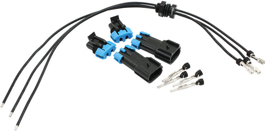 3 Wire Electrical Terminal Bulkhead   Sold Single with Negative (Black) Wires to SuitAeroflow Billet Triple Pump Hanger