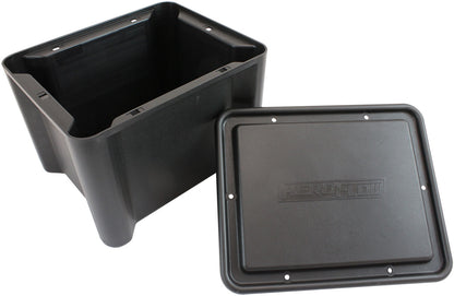Aeroflow Sealed Battery Box - Black   266mm (10-1/2") x 209mm (8-1/4") x 215mm (8-1/2")