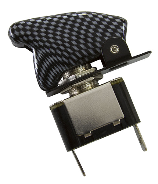 Carbon Fibre Covered Rocket / Missile Switch   12v 20A