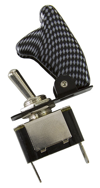 Carbon Fibre Covered Rocket / Missile Switch   12v 20A