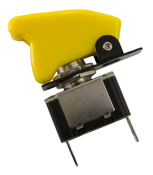 Yellow Covered Rocket / Missile Switch   12v 20A