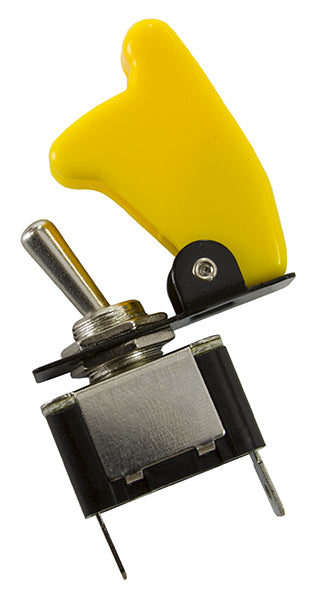 Yellow Covered Rocket / Missile Switch   12v 20A