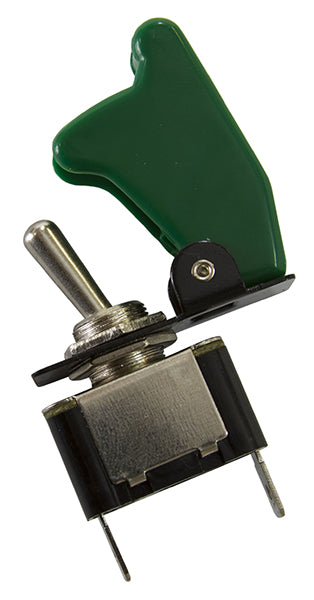 Green Covered Rocket / Missile Switch   12v 20A