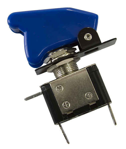 Blue Covered LED Rocket / Missile Switch   12v 20A