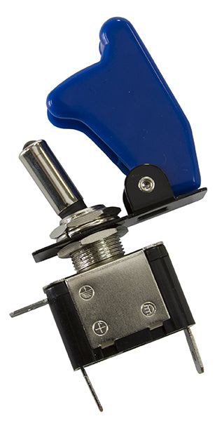 Blue Covered LED Rocket / Missile Switch   12v 20A