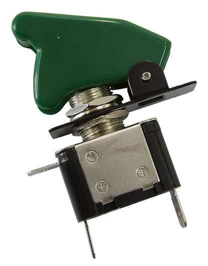 Green Covered LED Rocket / Missile Switch   12v 20A