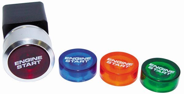 Engine Start Switch    Includes Red, Orange, Blue & Green Button Covers