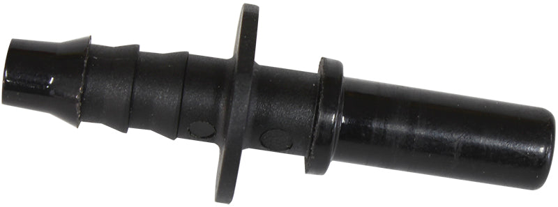 Straight Push On EFI Fitting With On Side Barb   5/16" Male Barb To 5/16" EFI Push-On Barb