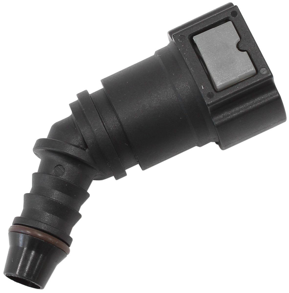 Push-On 3/8" to 3/8" (9.65mm) 45° Barb EFI Fitting