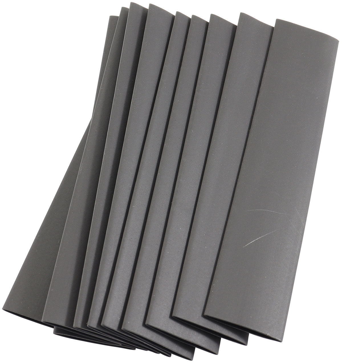 Black Heat Shrink Refill Kit 1/2" (13mm)   10 Piece Kit, 4-1/4 InchLong, 2:1 Shrink Ratio