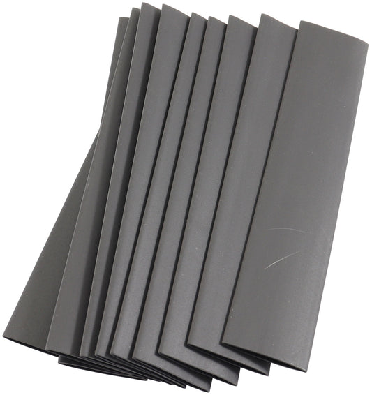 Black Heat Shrink Refill Kit 1/2" (13mm)   10 Piece Kit, 4-1/4 InchLong, 2:1 Shrink Ratio