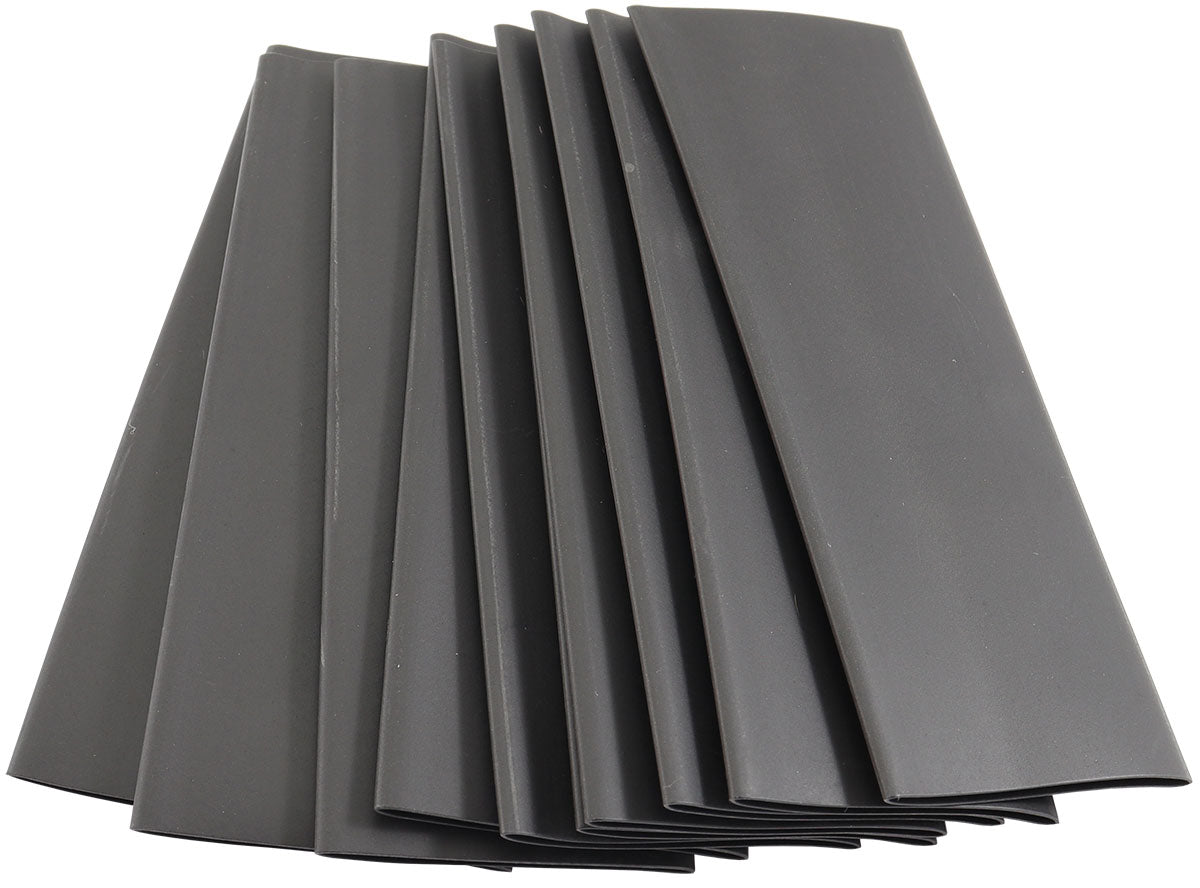 Black Heat Shrink Refill Kit 1" (25mm)   10 Piece Kit, 4-1/4 InchLong, 2:1 Shrink Ratio