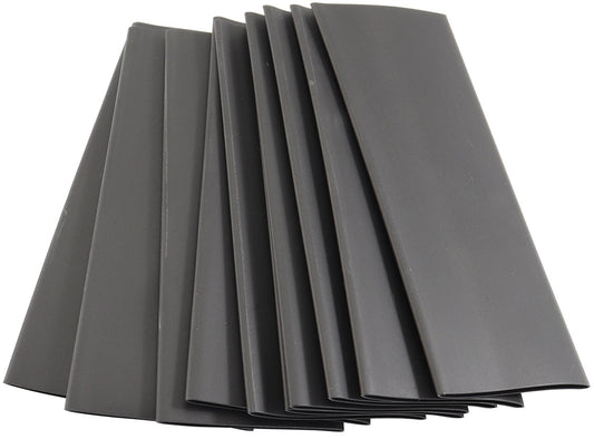 Black Heat Shrink Refill Kit 1" (25mm)   10 Piece Kit, 4-1/4 InchLong, 2:1 Shrink Ratio