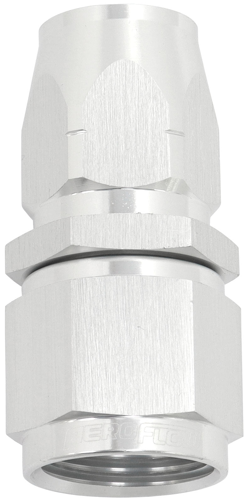 550 Series Cutter Style One Piece Straight Stepped Hose End -10AN to -8 Hose   Silver Finish. Suits 100 & 450 Series Hose