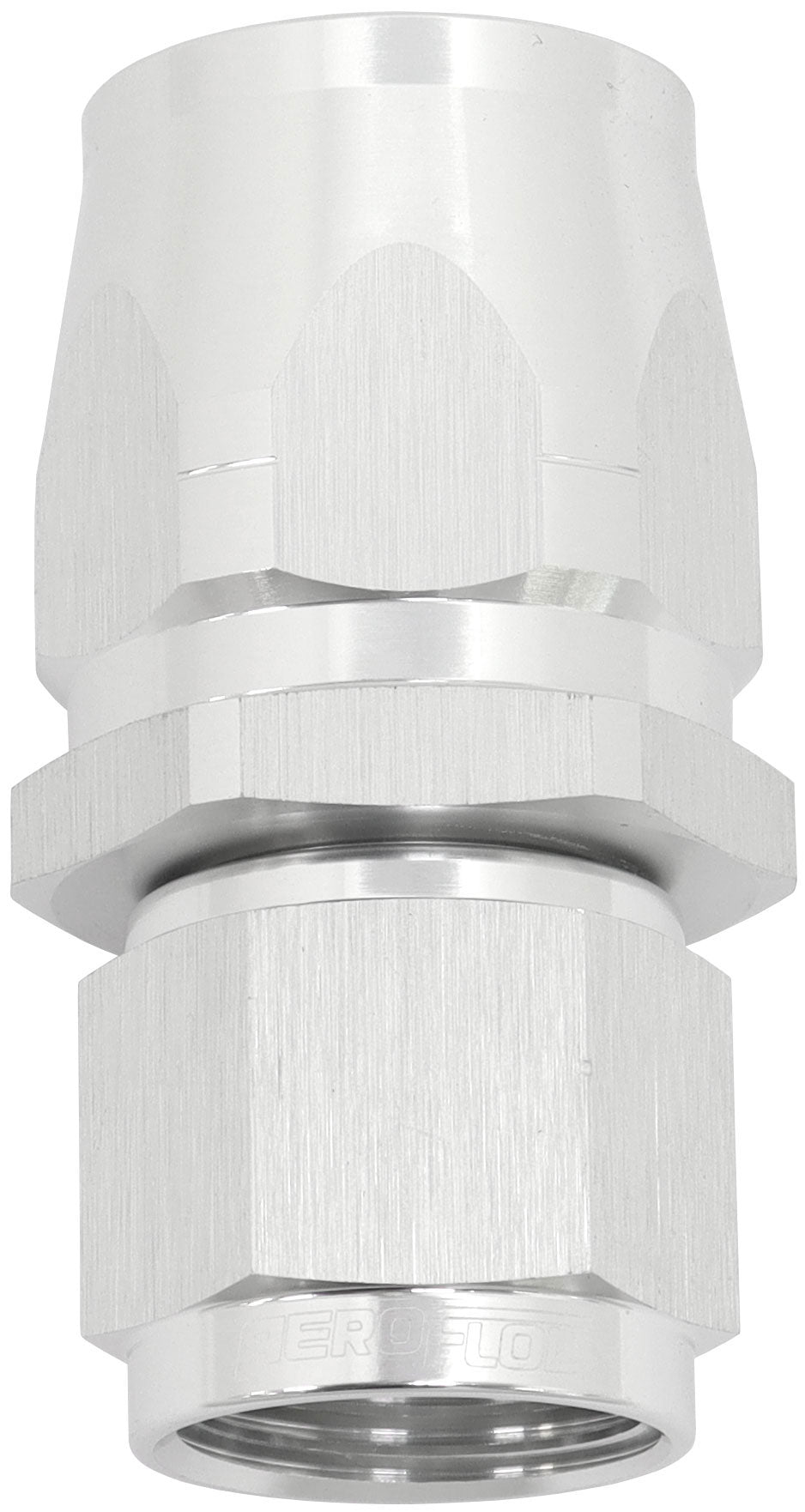 550 Series Cutter Style One Piece Straight Stepped Hose End -10AN to -12 Hose   Silver Finish. Suits 100 & 450 Series Hose