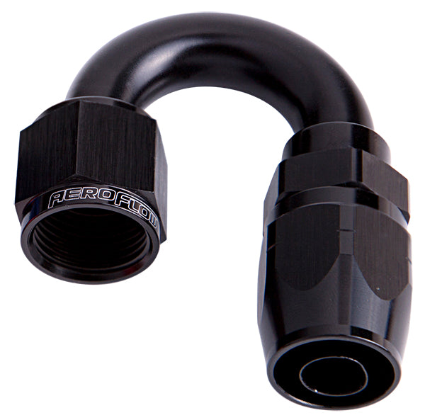 500 Series Cutter Swivel 180° Hose End -10AN   Black Finish. Suits 100 & 450 Series Hose