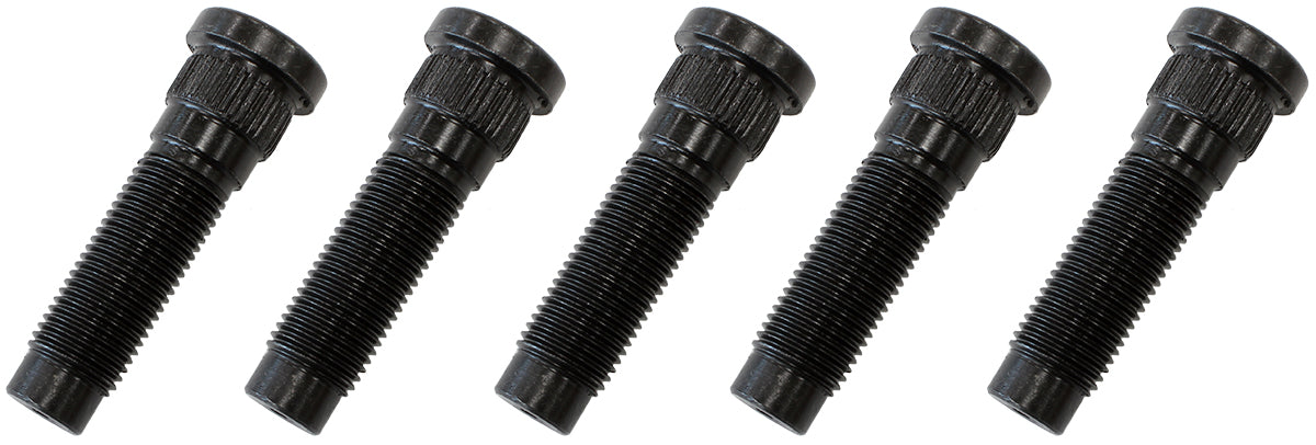 Wheel Studs   1/2", .610" Knurl Suit Disc/Drum (5-Pack)