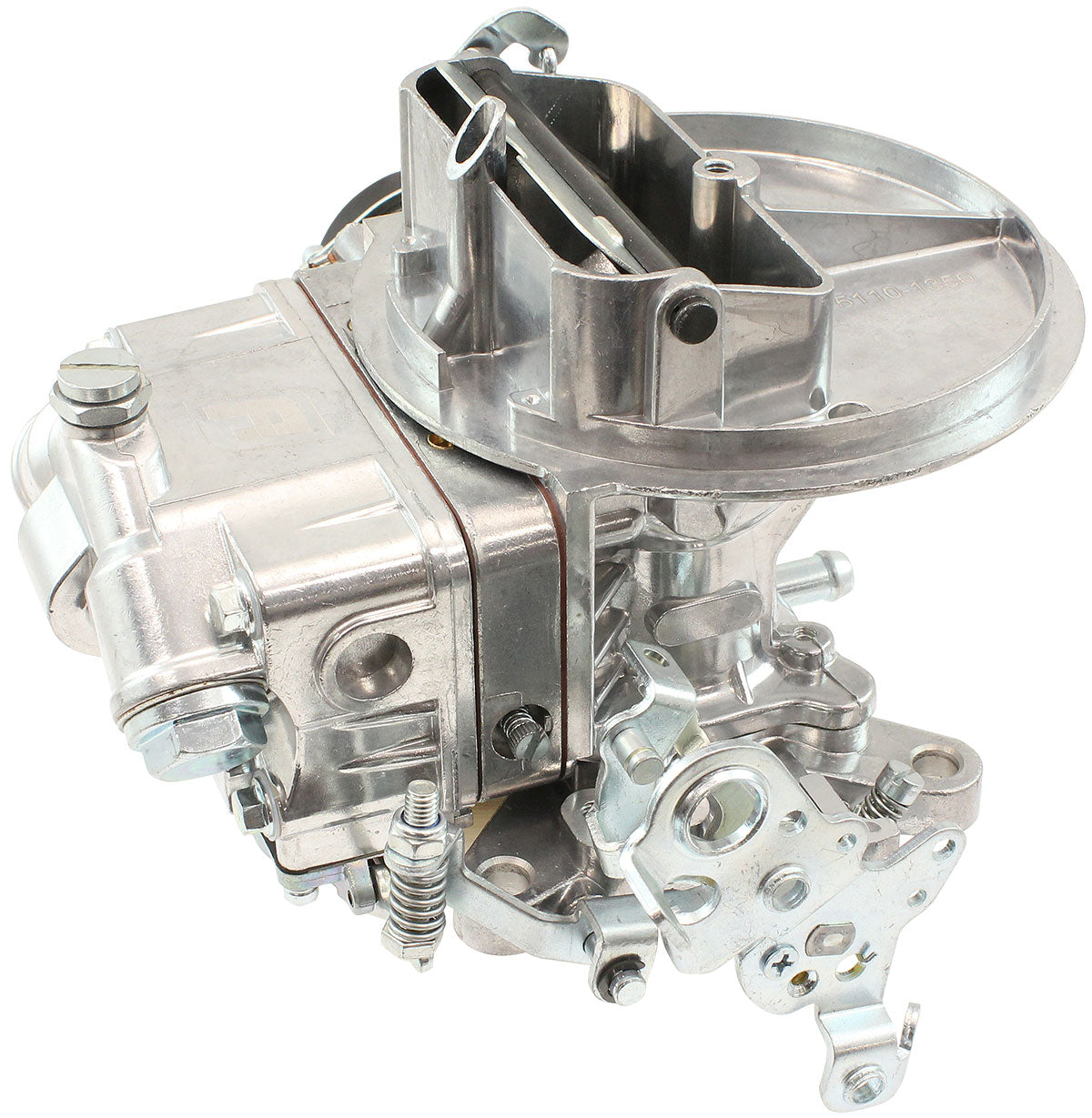 Aeroflow 350cfm 2-Barrel Street Carburettor  Electric Choke, Silver Finish