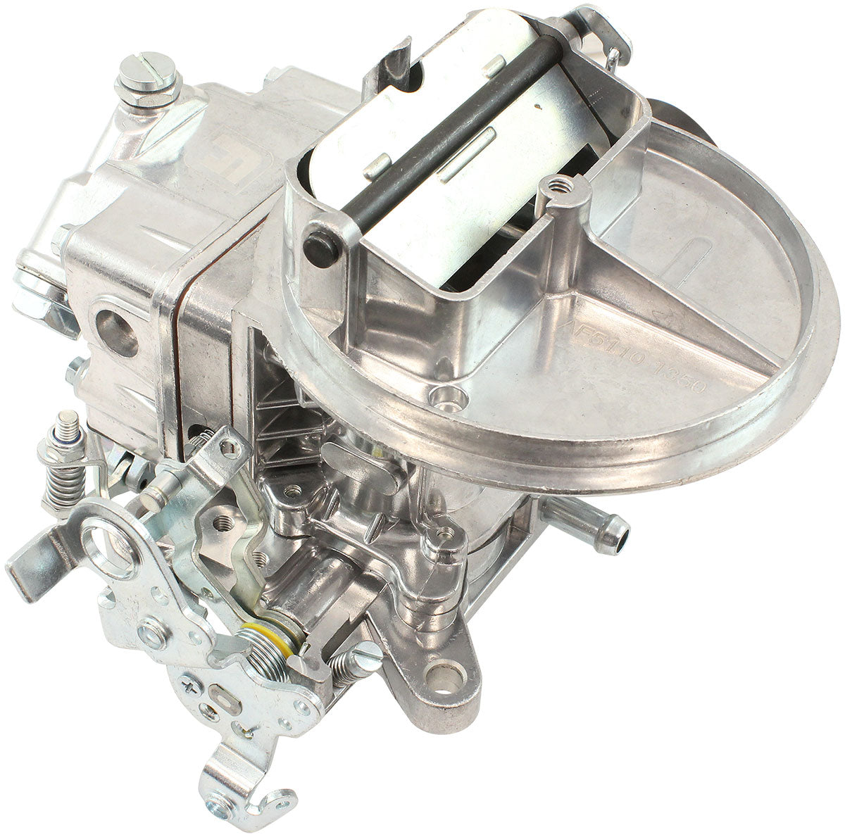 Aeroflow 350cfm 2-Barrel Street Carburettor  Electric Choke, Silver Finish