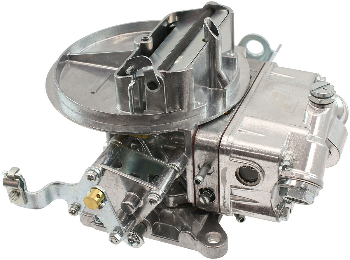 Aeroflow 500cfm 2-Barrel Street Carburettor  Manual Choke, Silver Finish