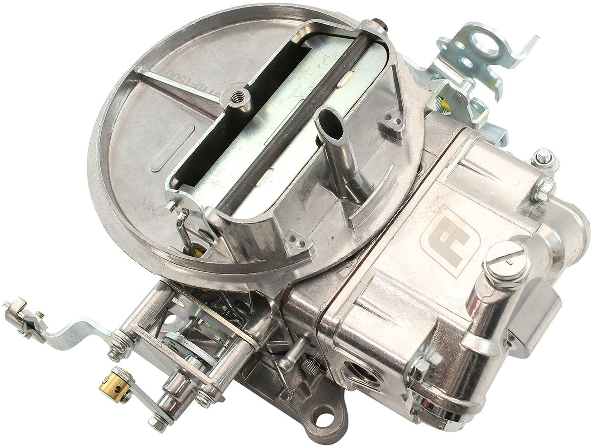 Aeroflow 500cfm 2-Barrel Street Carburettor  Manual Choke, Silver Finish