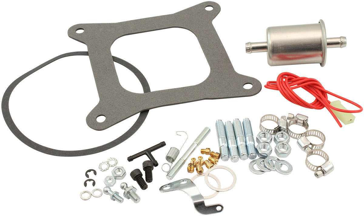 Aeroflow 670cfm 4-Barrel Street Carburettor with Vacuum Secondaries  Square bore 4150 Flange, Electric Choke, Silver Finish