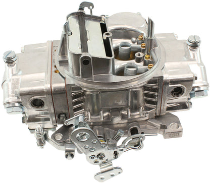 Aeroflow 750cfm 4-Barrel Street Carburettor with Vacuum Secondaries  Square bore 4150 Flange, Electric Choke, Silver Finish