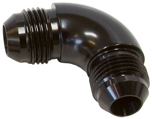 90° Full Flow AN Union -4AN   Black Finish