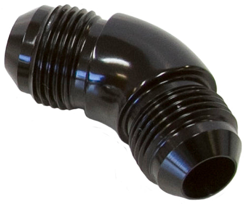 45° Full Flow AN Union -16AN   Black Finish