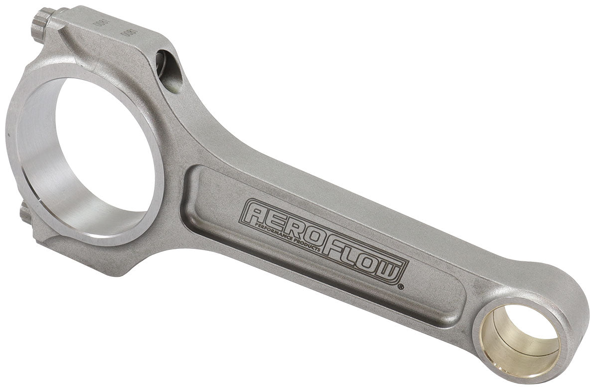 Aeroflow Forged I-Beam Conrod Set, 6.125" Length  2.100" Journal, .927" Pin, ARP 7/16" Bolts. Fits GM LS Series