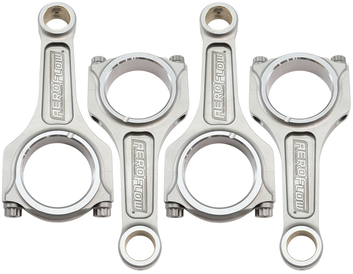 Aeroflow Forged I-Beam Conrod Set, 4.783" Length  1.889" Journal, .826" Pin, ARP 3/8" Bolts. Fits Nissan RB26
