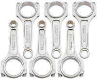 Aeroflow Forged I-Beam Conrod Set, 5.590" Length  2.047" Journal, .866" Pin, ARP 3/8" Bolts. Fits Toyota 2JZ