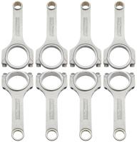 Aeroflow Forged H-Beam Conrod Set, 6.200" Length  2.100" Journal, .927" Pin, ARP 7/16" Bolts. Fits GM LS Series