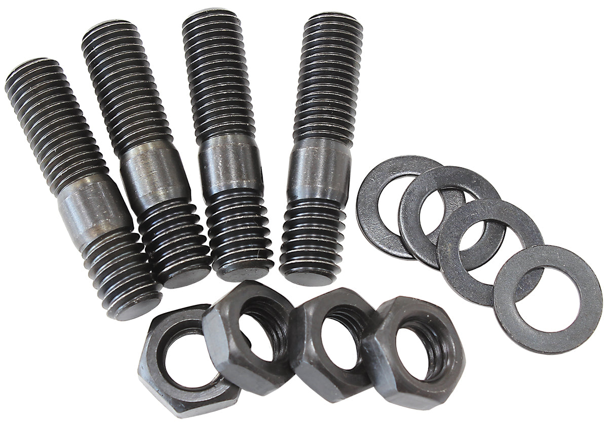 Carburettor Stud Kit   5/16" x 1-3/8" OAL, Black Finish