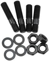 Aeroflow Carburettor Stud Kit   1/4" Thread, Black Finish