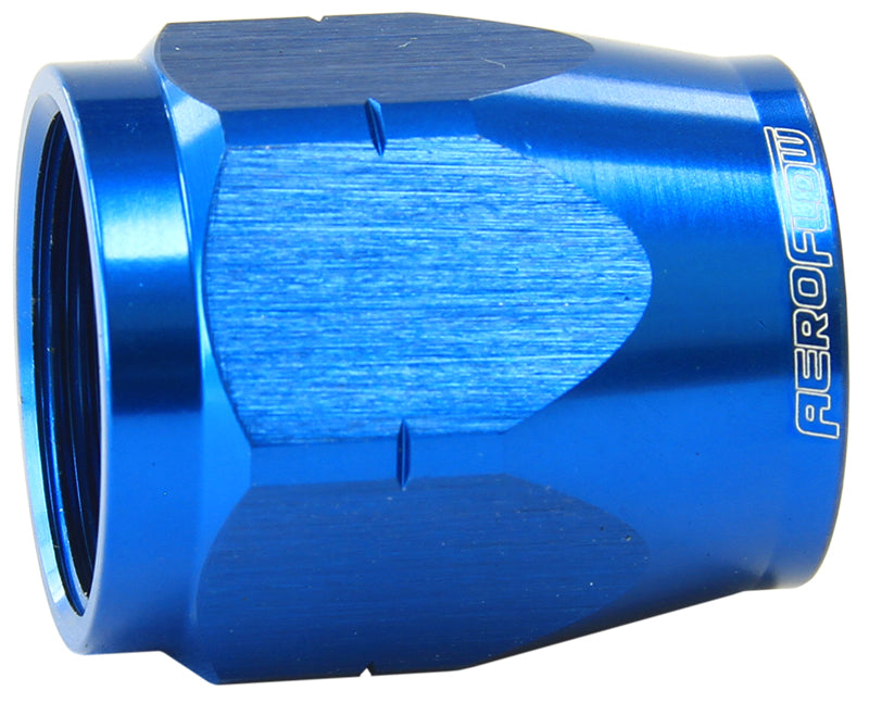 Cutter Style Hose End Socket -6AN   Blue Finish. Suits 500, 550 and 880 Series Hose Ends