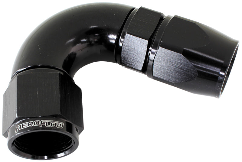 570 Series PTFE 120° Hose End -16AN   Black Finish. Suits 200 & 250 Series Hose