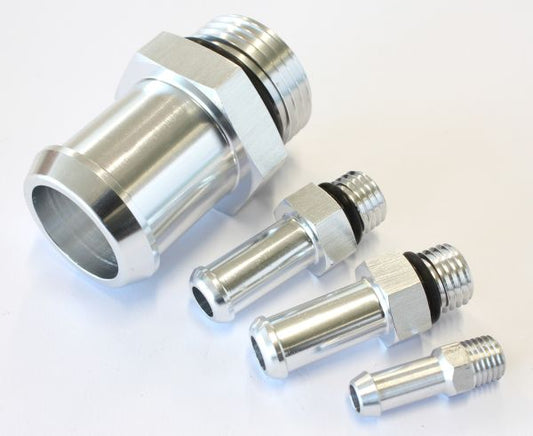 Replacement Fittings for Ford BA/BF Radiator Overflow Tanks   Suit AF77-1022, Silver Finish