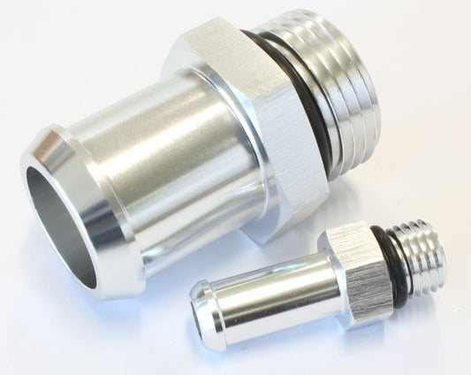 Replacement Fittings for VX/VY Commodore Radiator Overflow Tanks   Suit AF77-1024, Silver Finish