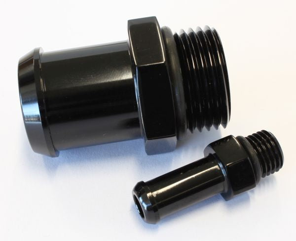 Replacement Fittings for VX/VY Commodore Radiator Overflow Tanks   Suit AF77-1024BLK, Black Finish
